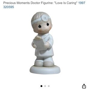 Precious Moments “loving is caring” - White Doctor Figurine
